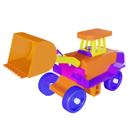 JCB  3D Illustration