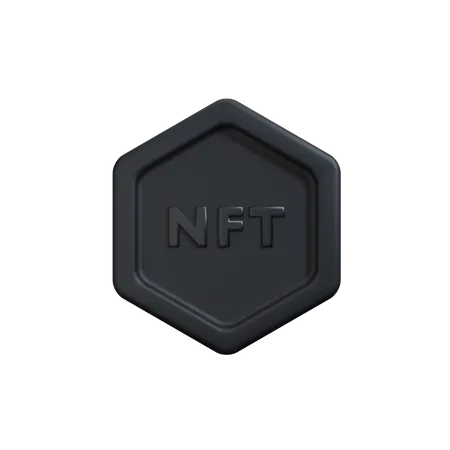 Jeton NFT  3D Icon