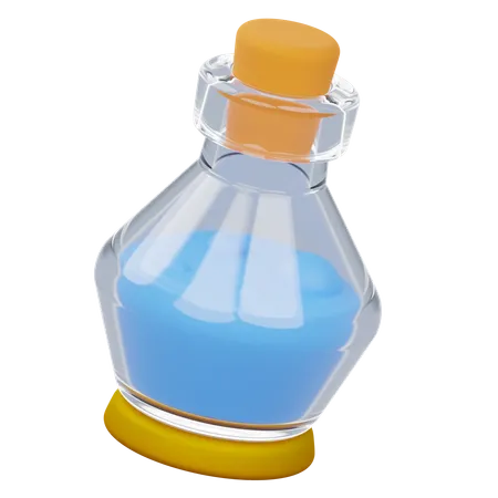 Jeu de potion bleue  3D Icon