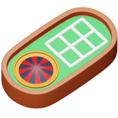 Jeu de table de casino  3D Icon