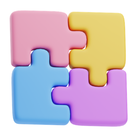 Jigsaw Puzzle  3D Icon