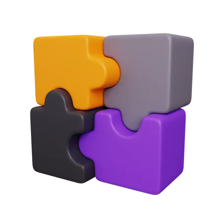 Jigsaw Puzzle  3D Icon