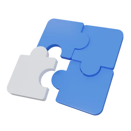 Jigsaw Puzzle  3D Icon