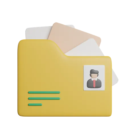 Job Folder  3D Icon