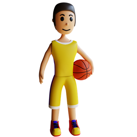 Jogador de basquete  3D Illustration