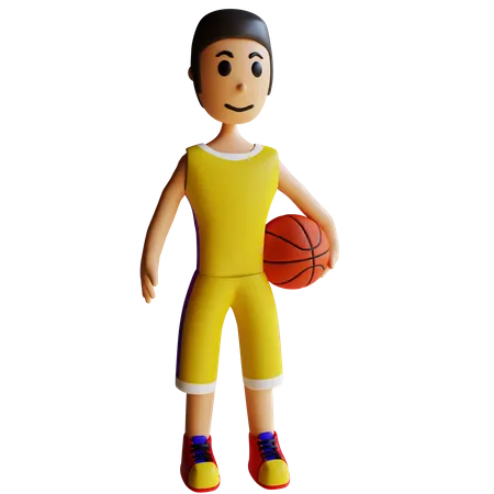 Jogador de basquete  3D Illustration