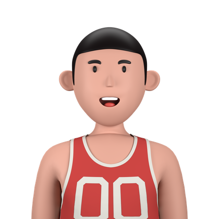 Jogador de basquete  3D Icon