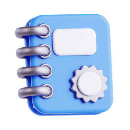 Journaling  3D Icon