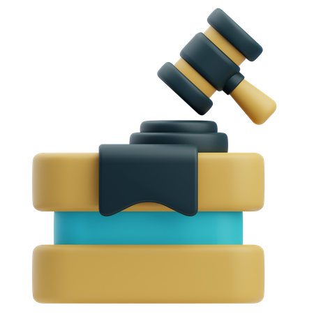 Judge Table  3D Icon