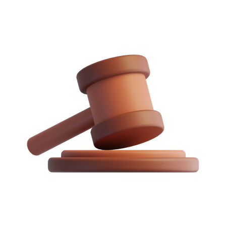 Judges Gavel  3D Icon