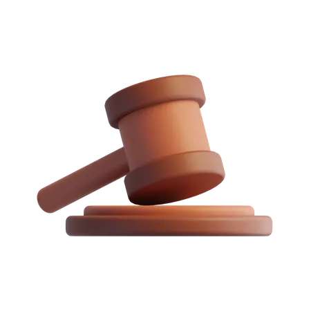 Judges Gavel  3D Icon