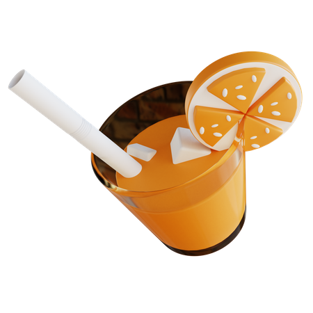 Juice Glass  3D Icon