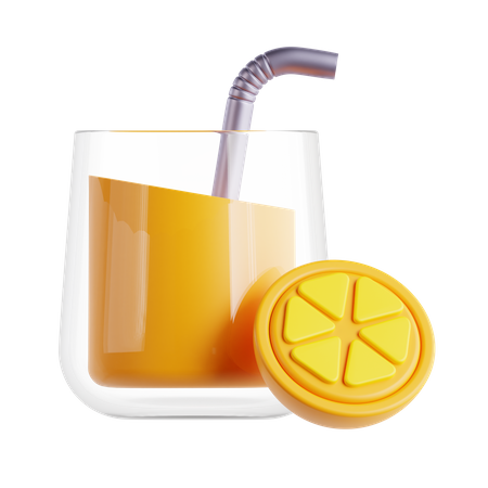 Juice Glass  3D Icon