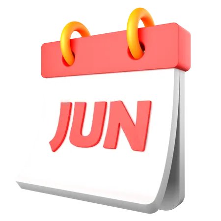 Juin  3D Icon