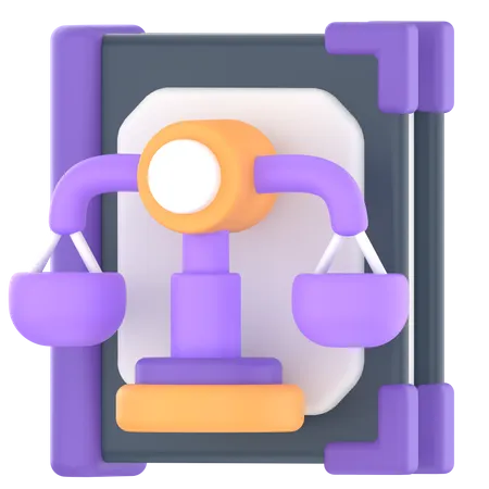 Justice  3D Icon