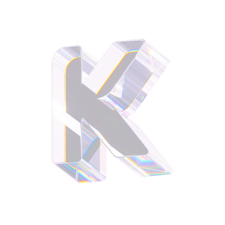 K  3D Icon