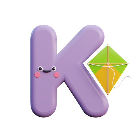 K  3D Icon