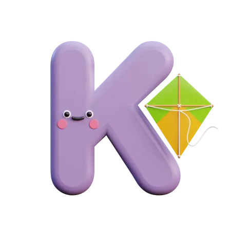 K  3D Icon