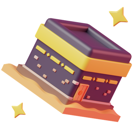 Caaba  3D Icon