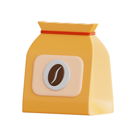 Kaffeebeutel  3D Icon