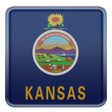 Kansas Flag  3D Flag