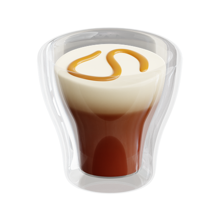 Caramel Macchiato  3D Icon