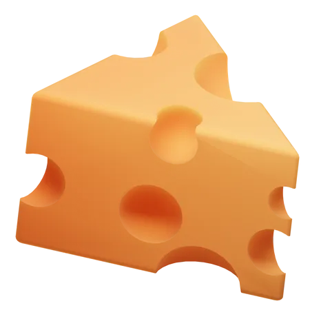 Käse  3D Illustration