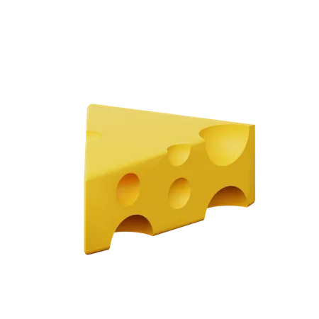 Käse  3D Illustration