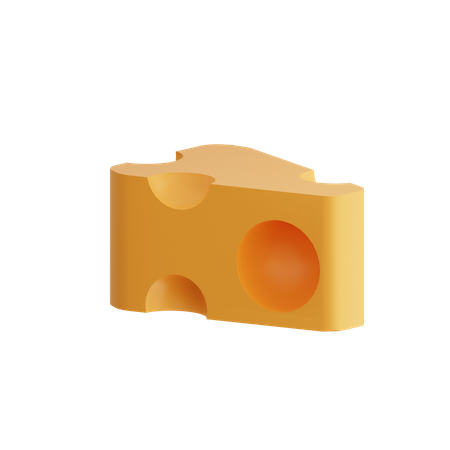 Käse  3D Illustration