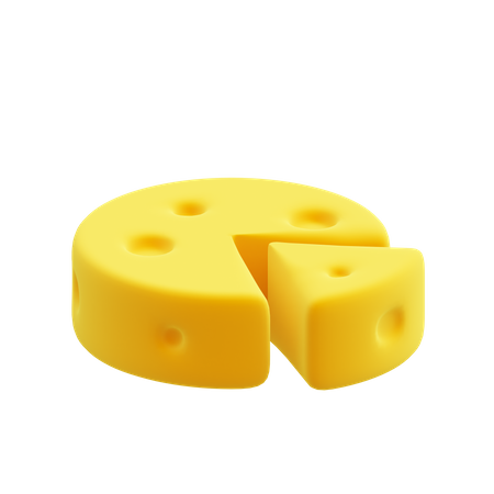 Käse  3D Illustration