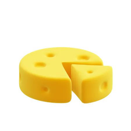 Käse  3D Illustration