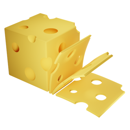 Käse  3D Icon