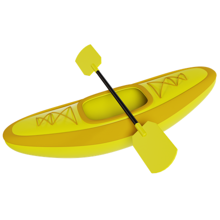 Kayak Aventura Emoción Deporte  3D Icon