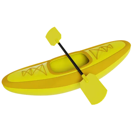 Kayak Aventura Emoción Deporte  3D Icon