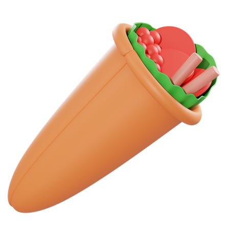 Churrasquinho  3D Illustration