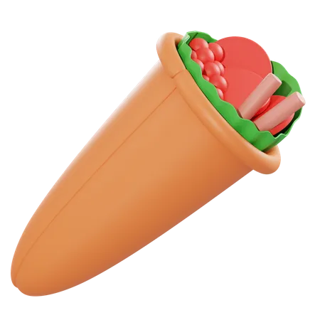 Churrasquinho  3D Illustration