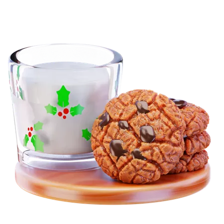 Kekse und Milch  3D Icon