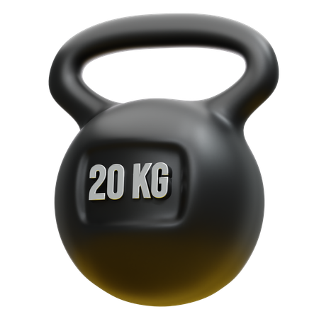 Kettlebell  3D Icon