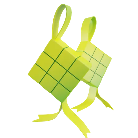 Ketupat  3D Icon