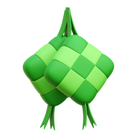 Ketupat  3D Icon