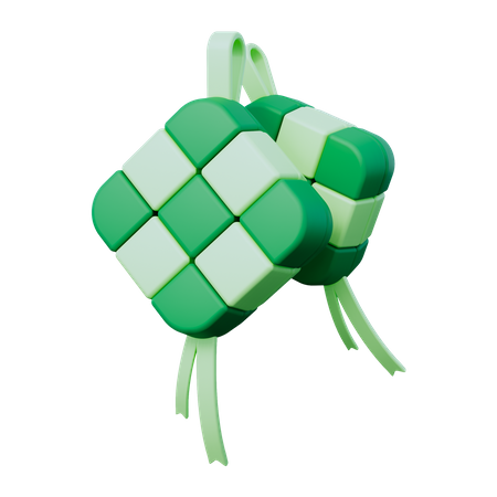 Ketupat  3D Icon