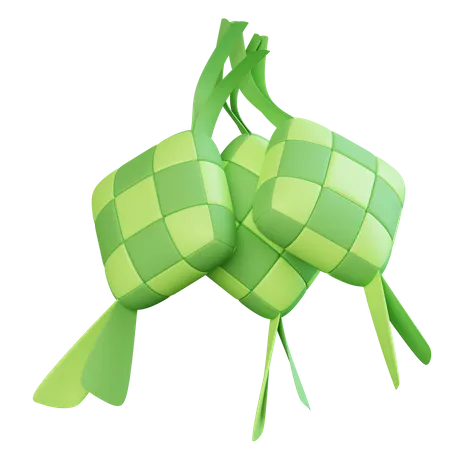 Ketupat  3D Icon