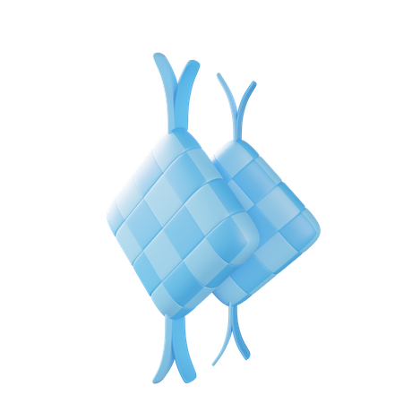 Ketupat  3D Illustration