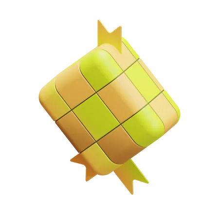 Ketupat  3D Icon