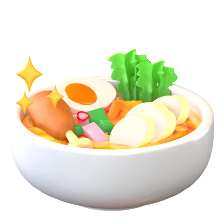 Ketupat Sayur  3D Icon