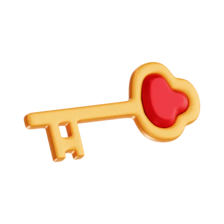 Key  3D Icon