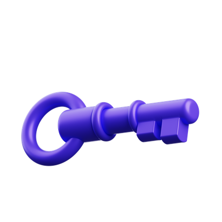 Key  3D Icon