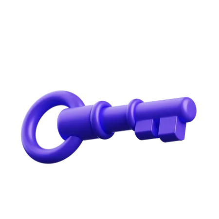 Key  3D Icon