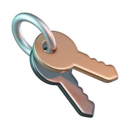 Key  3D Icon