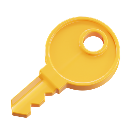 Key  3D Icon